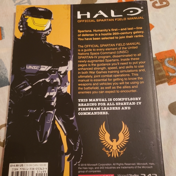 🎮 Halo Official Spartan Field Manual 🎮 - Picture 3 of 5